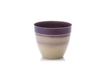 Plastmasas puķu pods Plasticotto, 16x14cm, sarkanviolets