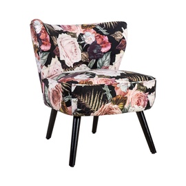 Fotelis Home4you La Perla Flowers, 63x73x76 cm