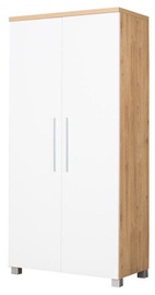 Bodzio Wardrobe Panama PA01 White/Dark Sonoma Oak