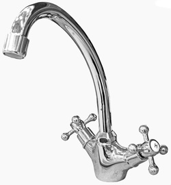 Смеситель для раковины Baltic Aqua, хромовый