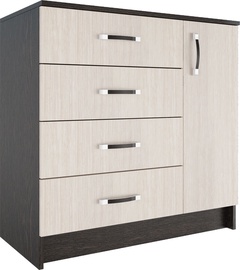 Kumode DSV Ronda KMR 900.1, brūna, 90x45x83.5 cm