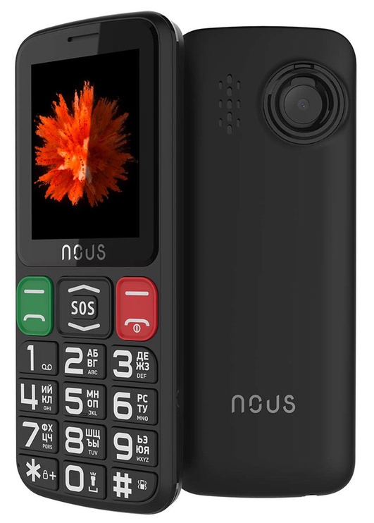 Mobilais telefons Nous NS2415, melna, 32MB/32MB