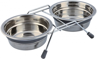 Trixie Eat on Feet Bowl Set With Rattle Protection