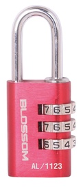 Slēdzene Blossom AL/1123, rozā, 21 mm x 10 mm