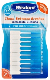 Wisdom Clean Between Brushes 20pcs Fine