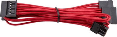 Corsair Premium Individually Sleeved SATA Cable Type 4 (Gen 3) Red