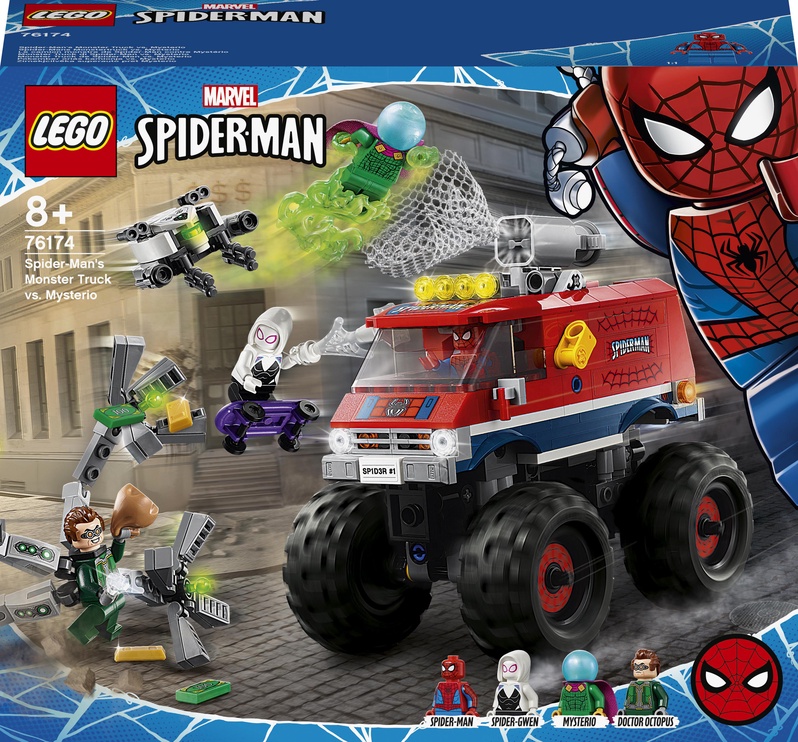 Konstruktorius Lego Super Heroes Marvel Zmogaus Voro Sunkvezimis Monstras Pries Mysterio 76174 439 Vnt Senukai Lt