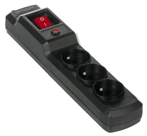 ActiveJet Surge Protector 3 Outlet Black 4.5m