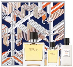 Hermes Terre D Hermes Parfum 75ml EDP + 40ml Aftershave Balm + 12.5ml EDP