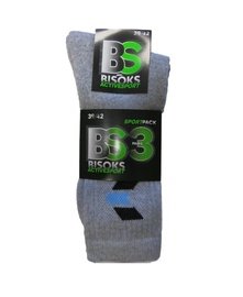 Zeķes Bisoks Sport 11011K, pelēka, 39-42, 3 gab.