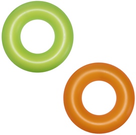 Piepūšams riņķis Bestway Neon, zaļa/oranža, 910 mm