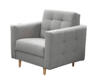 Fotelis Idzczak Meble Godivo Light Grey, 88x95x89 cm