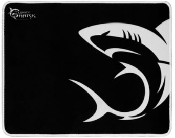 Hiirematt White Shark, 25 cm x 32 cm x 0.3 cm, must