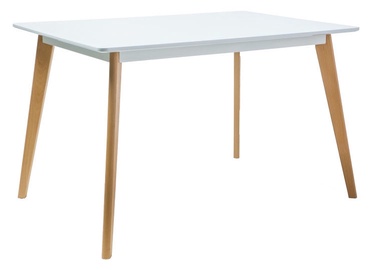 Söögilaud Signal Meble Declan I White, 1200x800x750 mm