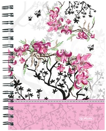 Herlitz Spiral Hardback Notebook A5 Ladylike Bloom 11366812
