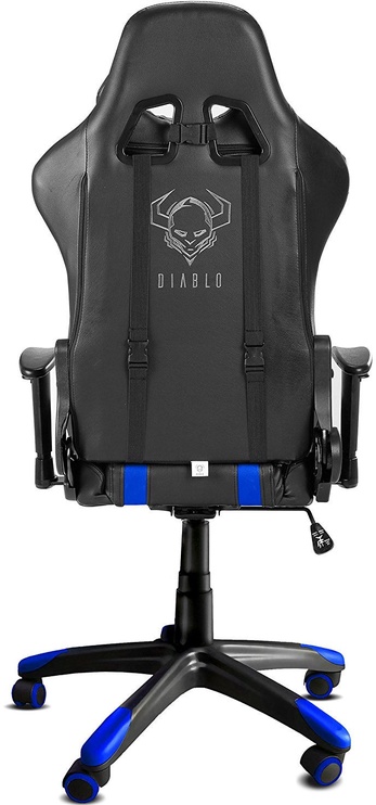 Spēļu krēsls Diablo Horn X-One, zila/melna