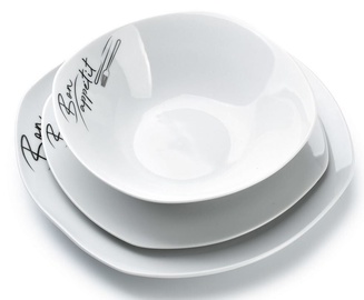 Mondex Bon Apetit Dinner Set White 18pcs