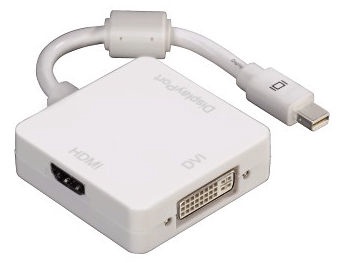 Hama Mini DisplayPort - DVI/DisplayPort/HDMI Adapter