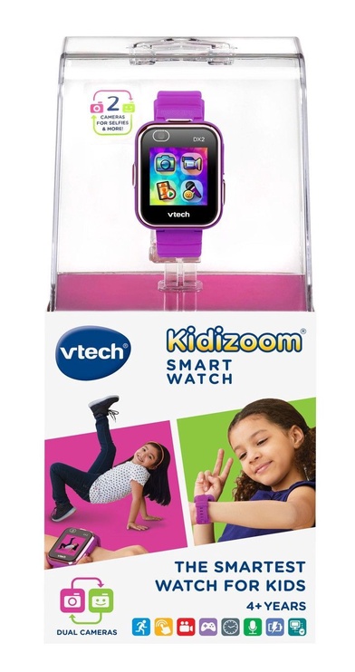 Viedais pulkstenis VTech Kidizoom Smartwatch DX2 German, violeta