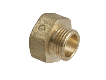 Система трубопровода TDM Brass 116, 3/8 дюйма - внешняя резьба / 1/2 дюйма - внутренняя резьба, 1/2" x 3/8"