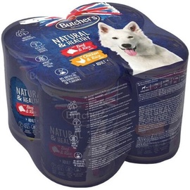 Влажный корм для собак (консервы) Butchers Natural & Healthy Dog Food 4x390g