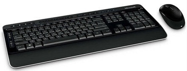 Клавиатура Microsoft Desktop 3050 EN/RU, черный, беспроводная