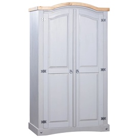 Гардероб VLX Mexican Pine Corona Range, коричневый/серый, 101 см x 52 см x 170 см