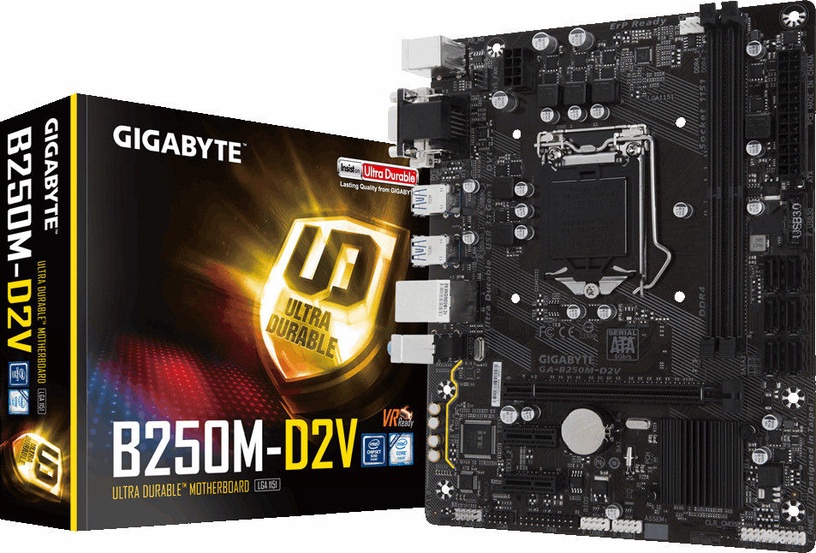 Pagrindinė plokštė Gigabyte GA-B250M-D2V