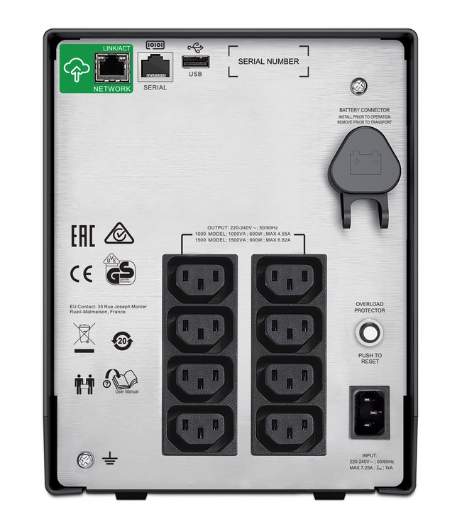 UPS įtampos stabilizatorius APC, 900 W