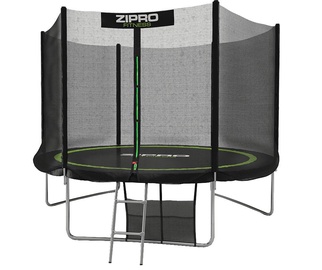 Батут Zipro Jump Pro, 312 см, с защитной сеткой, с лестницей