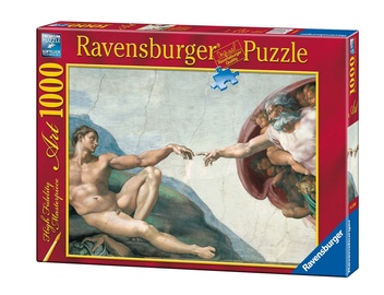 Ravensburger Puzzle Michelangelo The Creation Of Adam 1000pcs 15540