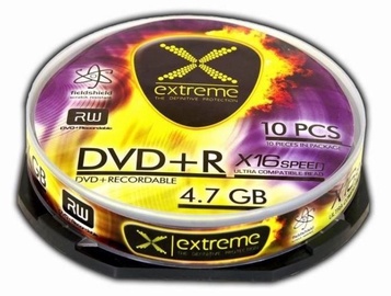 Extreme DVD+R RW 4.7GB 16x 10pcs