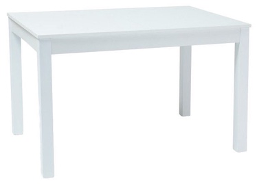 Pusdienu galds Signal Meble Prism White, 1200x800x750 mm