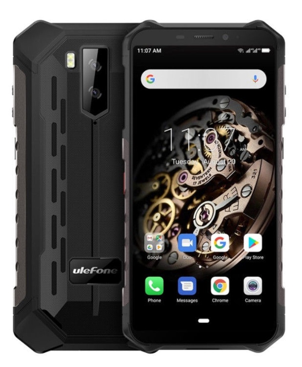 Mobiiltelefon Ulefone Armor X5, must, 3GB/32GB