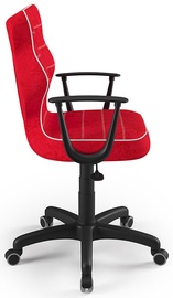 Детский стул Entelo Norm Size 6 VS09, черный/красный, 400 мм x 1045 мм
