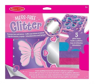 Melissa 7 Doug Mess Free Glitter Treasure Box And Mirror