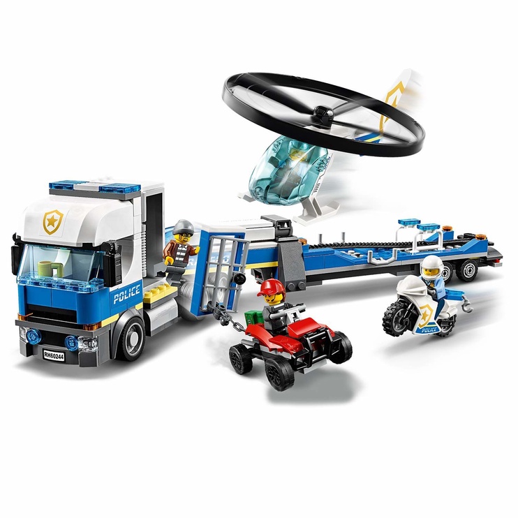 Konstruktor LEGO City Politseikopteri transport 60244, 317 tk