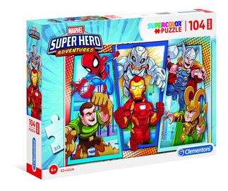 Пазл Clementoni Maxi Superhero 23724, 104 шт.