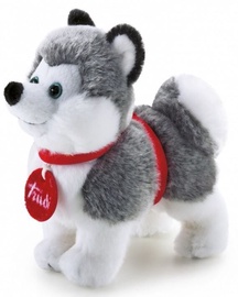 Mīkstā rotaļlieta Trudi Husky, melna, 18 cm