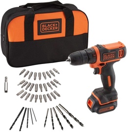 Black & Decker BDCDD121SA Cordless Drill 1.5Ah w/ Accessories