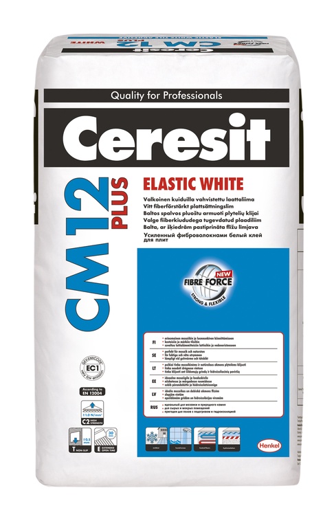 Клей для плитки Ceresit CM12 C2TE, 25 кг