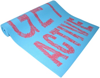 Axer Sport Yoga Mat Words 173x61x0.6cm Blue