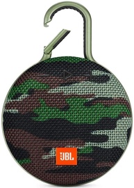 Belaidė kolonėlė JBL Clip 3 Squad Brown, 3 W