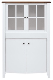 Black Red White Kalio Display Cabinet REG2D2W1S White