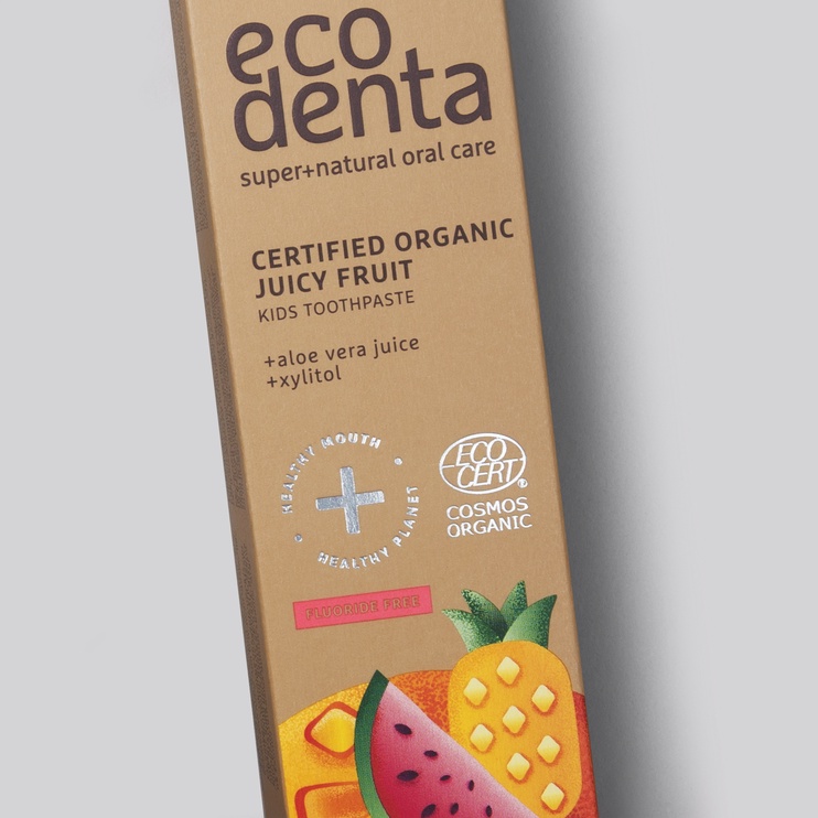 Dantų pasta Ecodenta Cosmos Organic Juicy Fruit, 75 ml