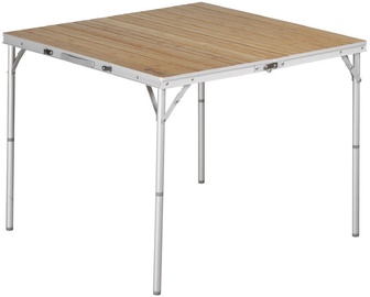 Стол для кемпинга Outwell Calgary M, коричневый/серый, 90 x 90 x 68 см