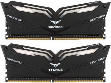 Team Group T-Force Nighthawk Red LED 16GB 3000MHz CL16 DDR4 KIT OF 2 THRD416G3000HC16CDC01