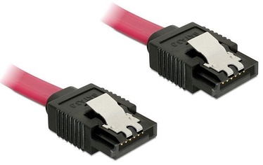 Juhe Delock SATA 7-pin male, SATA 7-pin male, 0.7 m, punane