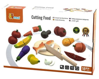 Rotaļu virtuves piederumi VIGA Cutting Food 59560
