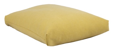 Home4you Jute Floor Cushion 60x80x16cm Yellow